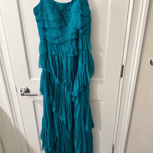 Ulla Johnson Teal Layered Maxi Dress - Picture 5 of 6